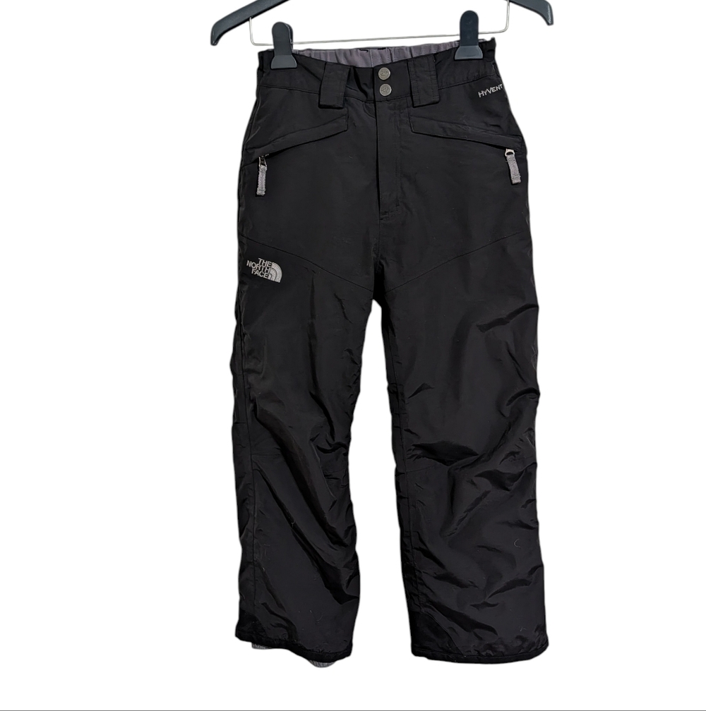 The North Face Hyvent Snow Pants Girls Youth M Black Unisex Winter